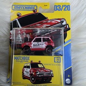 Matchbox Red and White 1970 Honda N600 Off Road Vehicle
